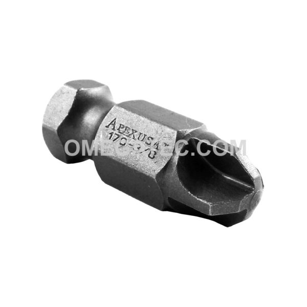 170-3/8 Apex 3/8'' Torq-Set Bit, 7/16'' Hex Power Drive