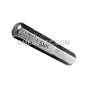 185-6MM Apex Socket Head (Hex-Allen) Bit, 1/4'' Hex Insert, Metric
