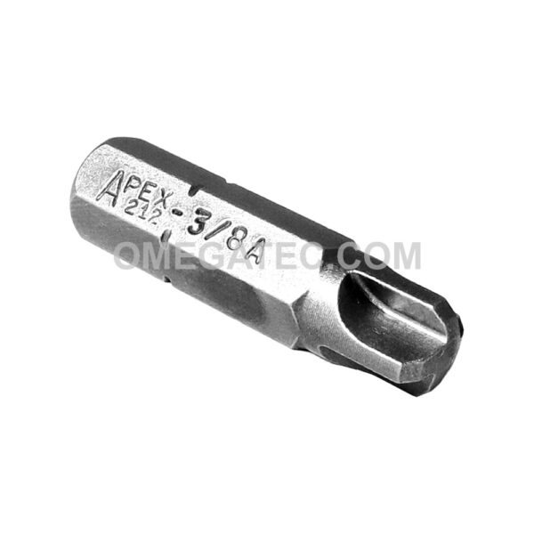 212-3/8A Apex 3/8'' Torq-Set Bit,5/16'' Hex Insert