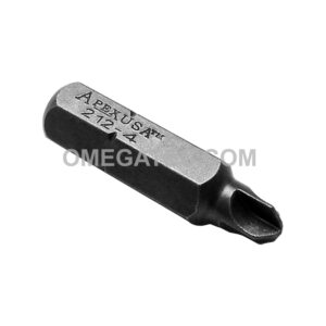 212-4 Apex #4 Torq-Set Bit, 1/4'' Hex Drive Insert