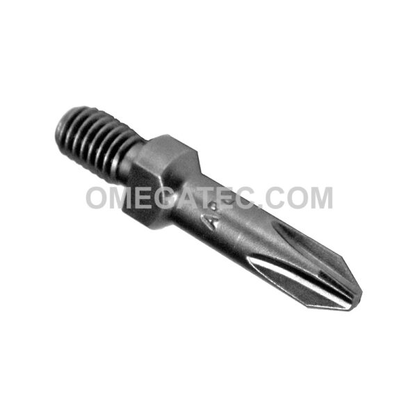 402X Apex Phillips Head, 1/4''-24 Screw Shank Drive, #2 Power Drive Bits