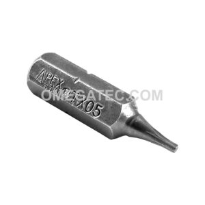 440-TX-05X Apex Torx Bit, 1/4'' Hex Insert
