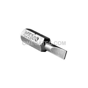445-0X Apex Slotted Bit, 1/4'' Hex Insert, Limited Clearance
