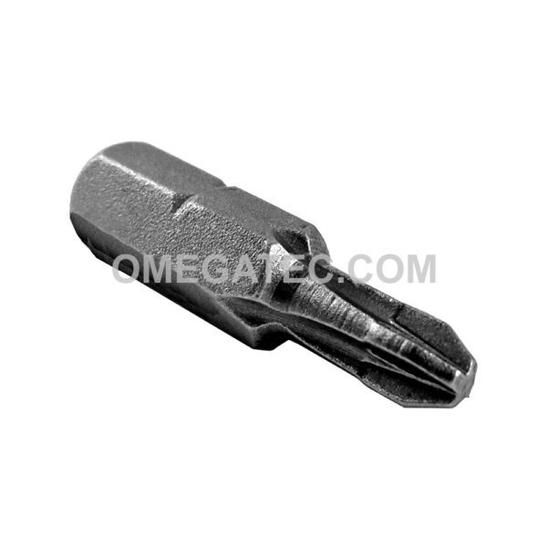 446-1-PZDX Apex Pozidriv, 1/4'' Drive, #1 Insert Bits, Limited Clearance