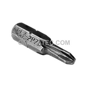 446-2-PZDX Apex Pozidriv, 1/4'' Drive, #2 Insert Bits, Limited Clearance