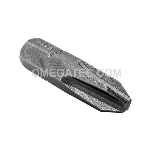 480-3I Apex Phillips Head, 5/16'' Drive, #3 Insert Bits