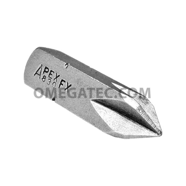 830-FX Apex Phillips Head, 5/16'' Drive, #4 Insert Bits