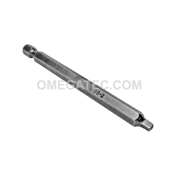 954-B-2X Apex #2 Square Recess Bit, 1/4'' Hex Power Drive