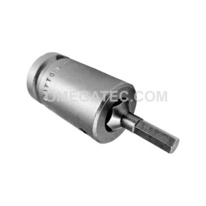 SZ-5-7-5MM Apex Socket Head (Hex-Allen) Bit w/ Drive Adapter, 1/2'' Square Drive, Metric