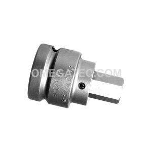 SZ-8-14-22MM Apex Socket Head (Hex-Allen) Bit w/ Drive Adapter, 1'' Square Drive, Metric