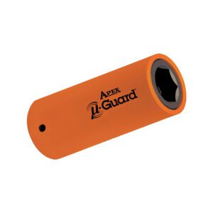 UG-13MM25 Apex 13mm Long 6-Point u-Guard Impact Socket, Metric, Non-Magnetic, 1/2'' Square Drive