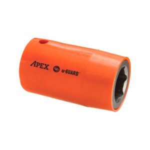 UG-18MM25 Apex 18mm Long 6-Point u-Guard Impact Socket, Metric, Non-Magnetic, 1/2'' Square Drive