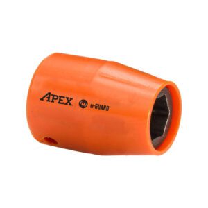 UG-M-7MME1 Apex Standard 6-Point u-Guard Impact Socket, Metric, Magnetic, 1/4'' Square Drive