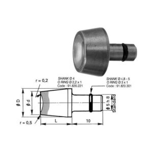 Cleco RB401 - Rivet Set - Universal Head Type Rivets