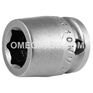 10MM03 Apex 10mm 6-Point Metric Short Impact Socket, 3/8'' Square Drive