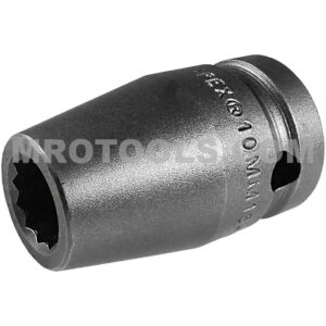 10MM15-D Apex 10mm 12-Point Metric Standard Impact Socket, 1/2'' Square Drive