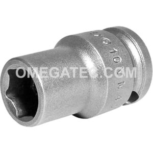 10MM43 Apex 10mm 6-Point Metric Thin Wall Standard Impact Socket, 3/8'' Square Drive