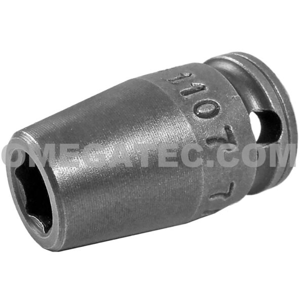 1107 Apex 7/32'' 6-Point Standard Impact Socket, 1/4'' Square Drive