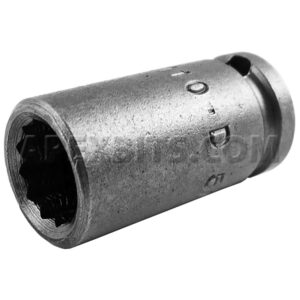 1110-D Apex 5/16'' 12-Point Standard Impact Socket, 1/4'' Square Drive