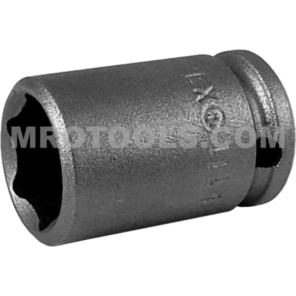 1114 Apex 7/16'' 6-Point Standard Impact Socket, 1/4'' Square Drive