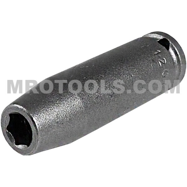 1207 Apex 7/32'' 6-Point Long Impact Socket, 1/4'' Square Drive