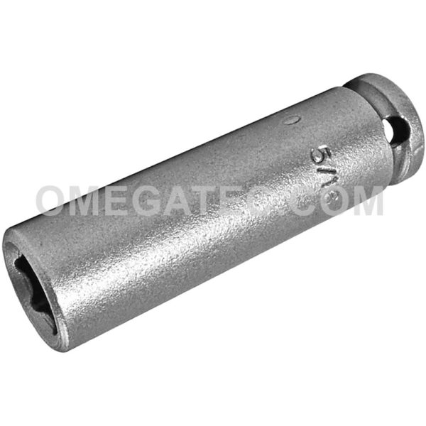 1210 Apex 5/16'' 6-Point Long Impact Socket, 1/4'' Square Drive