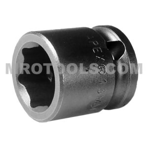 13MM03 Apex 13mm 6-Point Metric Short Impact Socket, 3/8'' Square Drive