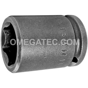 13MM11 Apex 13mm 6-Point Metric Standard Impact Socket, 1/4'' Square Drive