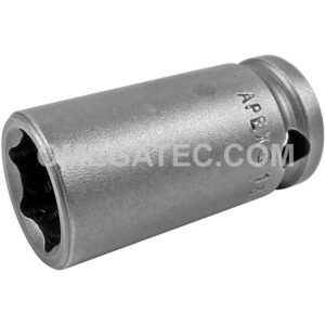 13MM43 Apex 13mm 6-Point Metric Thin Wall Standard Impact Socket, 3/8'' Square Drive