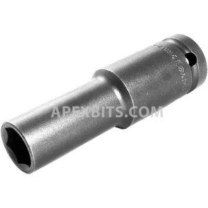 13MM55 Apex 13mm 6-Point Thin Wall Metric Extra Long Impact Socket, 1/2'' Square Drive