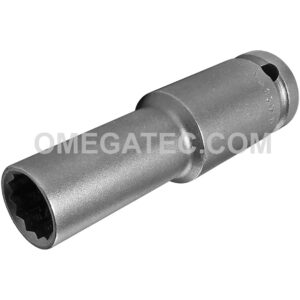 13MM55-D Apex 13mm 12-Point Thin Wall Metric Extra Long Impact Socket, 1/2'' Square Drive
