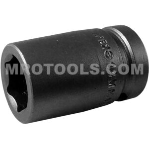 14MM15 Apex 14mm 6-Point Metric Standard Impact Socket, 1/2'' Square Drive