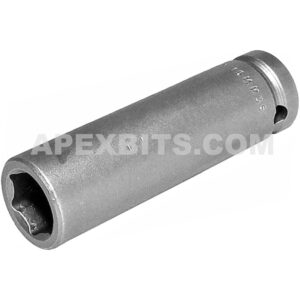 15MM35 Apex 15mm 6-Point Metric Extra Long Impact Socket, 1/2'' Square Drive