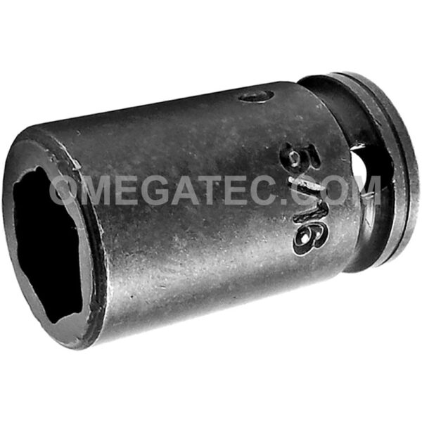 1P10 Apex 5/16'' 6-Point Standard Impact Socket, For Sheet Metal Screw, Self-Drilling And Tapping Screws, 1/4'' Square Drive
