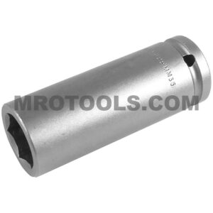22MM35 Apex 22mm 6-Point Metric Extra Long Impact Socket, 1/2'' Square Drive