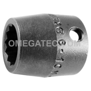 3014-D Apex 7/16'' 12-Point Short Impact Socket, 3/8'' Square Drive