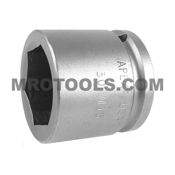 30MM15 Apex 30mm 6-Point Metric Standard Impact Socket, 1/2'' Square Drive
