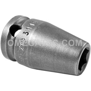 3110 Apex 5/16'' 6-Point Standard Impact Socket, 3/8'' Square Drive