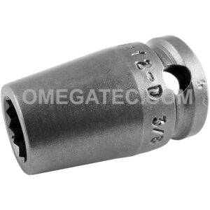 3112-D Apex 3/8'' 12-Point Standard Impact Socket, 3/8'' Square Drive