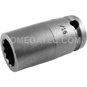 3114-D Apex 7/16'' 12-Point Standard Impact Socket, 3/8'' Square Drive