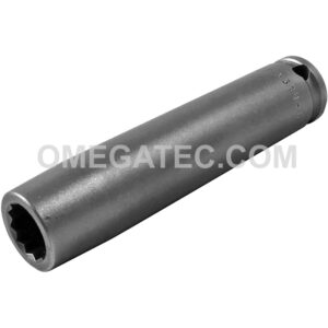 3314-D Apex 7/16'' 12-Point Extra Long Impact Socket, 3/8'' Square Drive