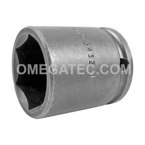 3432 Apex 1'' 6-Point Standard Thin Wall Impact Socket, 3/8'' Square Drive