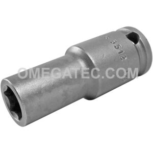 3512 Apex 3/8'' 6-Point Long Thin Wall Impact Socket, 3/8'' Square Drive