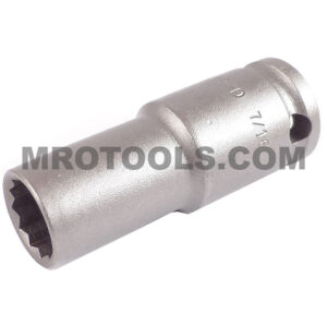 3514-D Apex 7/16'' 12-Point Long Thin Wall Impact Socket, 3/8'' Square Drive