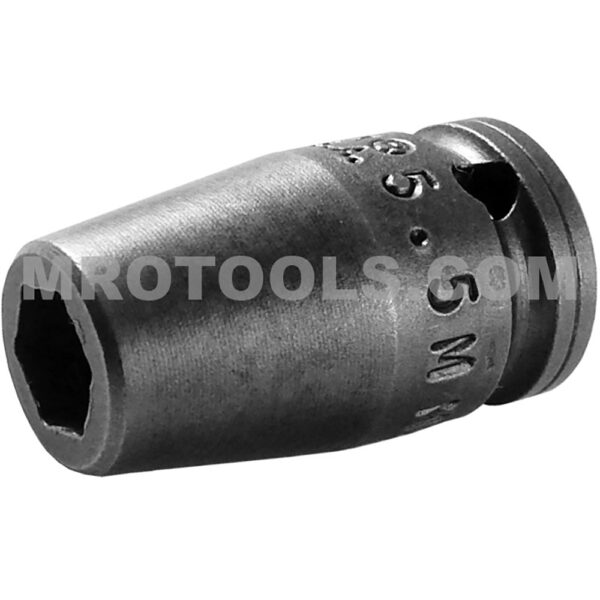 5.5MME1 Apex 5.5mm 6-Point Metric Standard Impact Socket, 1/4'' Square Drive