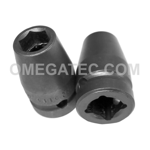 5114 Apex 7/16'' 6-Point Standard Impact Socket, 1/2'' Square Drive