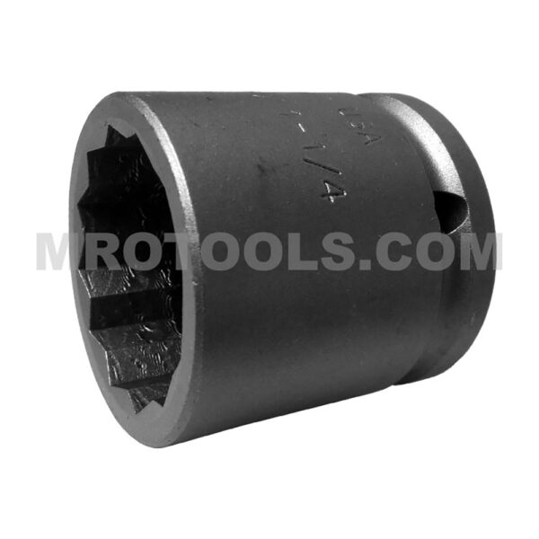 5140-D Apex 1-1/4'' 12-Point Standard Impact Socket, 1/2'' Square Drive