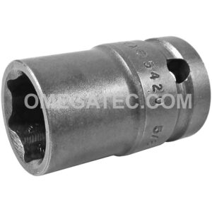 5420 Apex 5/8'' 6-Point Thin Wall Standard Impact Socket, 1/2'' Square Drive