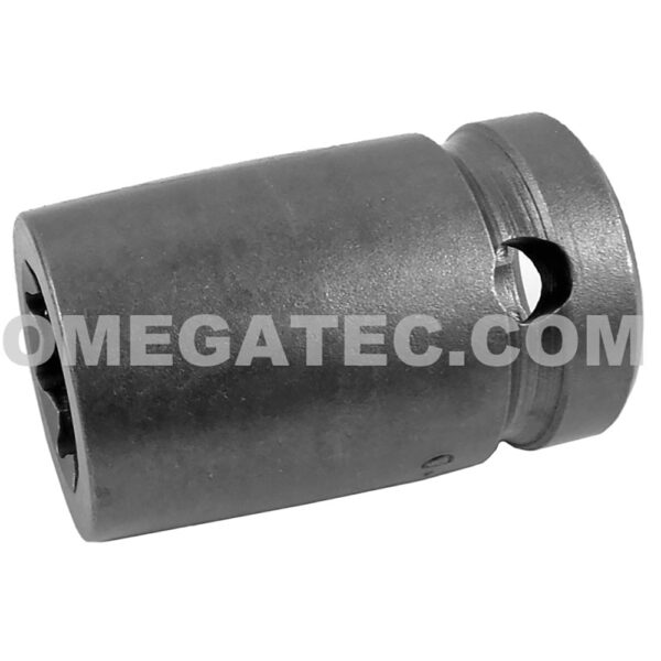 5614-D Apex 7/16'' 8-Point Standard Impact Socket, For Double Square Nuts, 1/2'' Square Drive