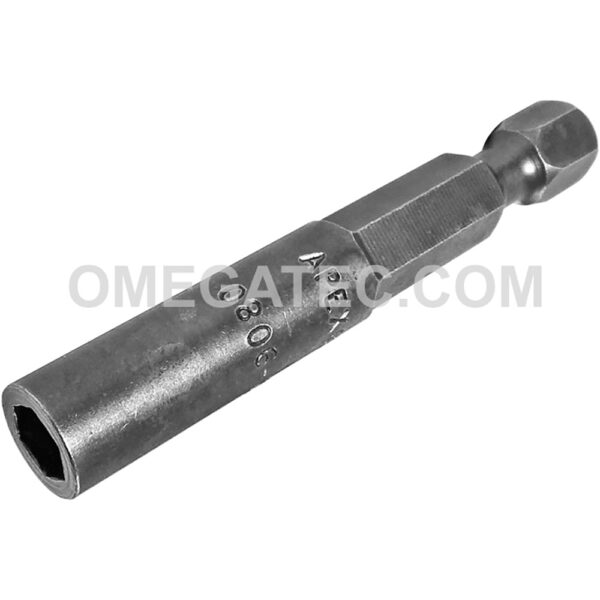 6N-0806-2 Apex 1/4'' 6-Point Power Drive Nutsetter, SAE, Non-Magnetic, 3/16'' Hex